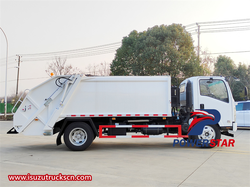 isuzu garbage compactor truck