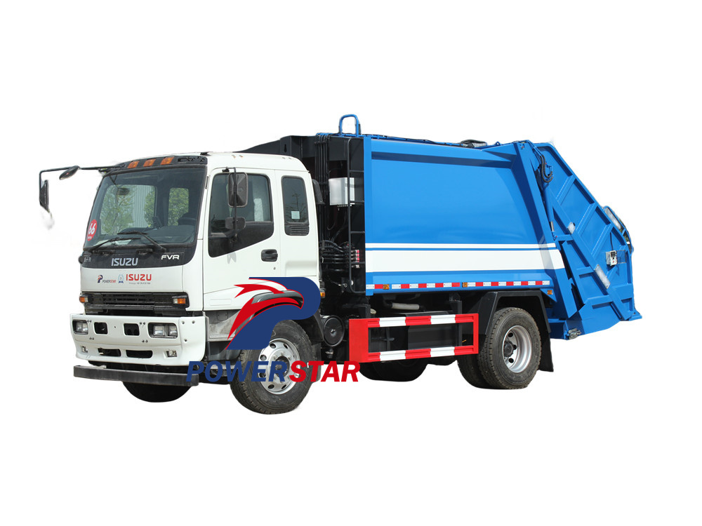 isuzu FVR rear loader compactor