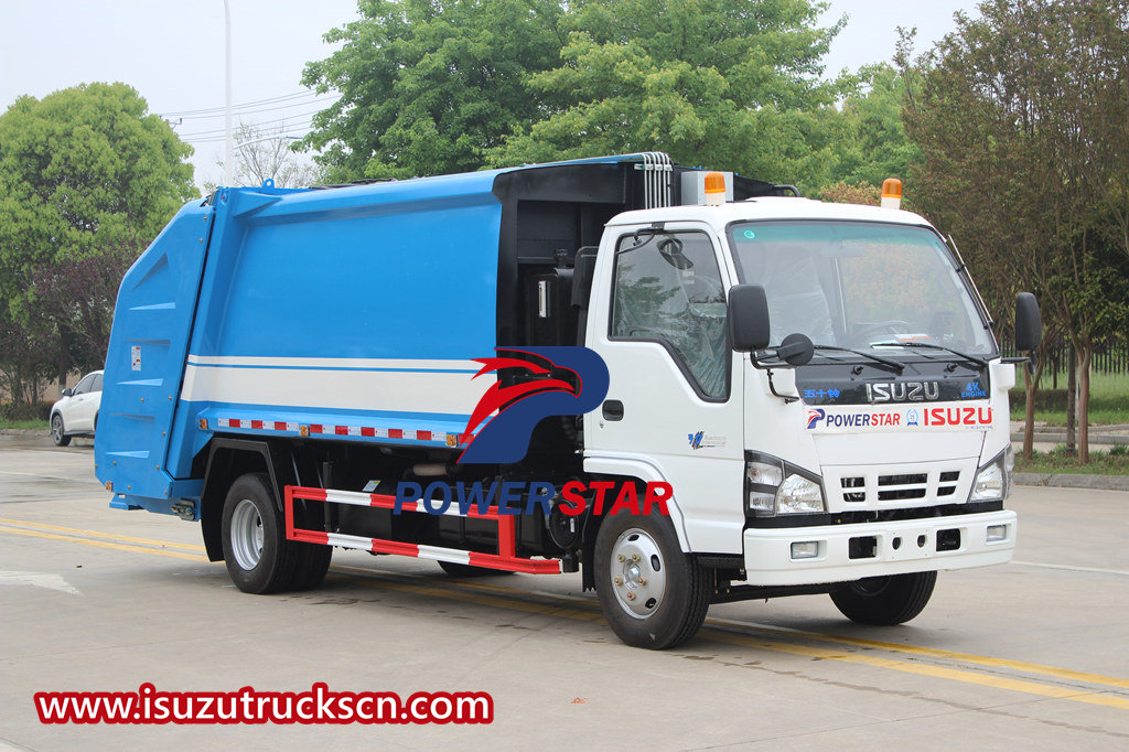 Isuzu compressed garbage truck