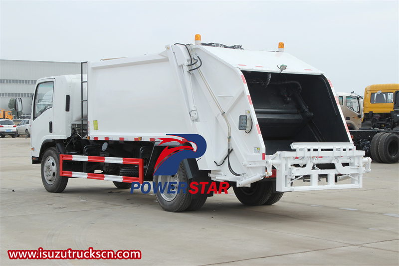 isuzu rear loader compactor