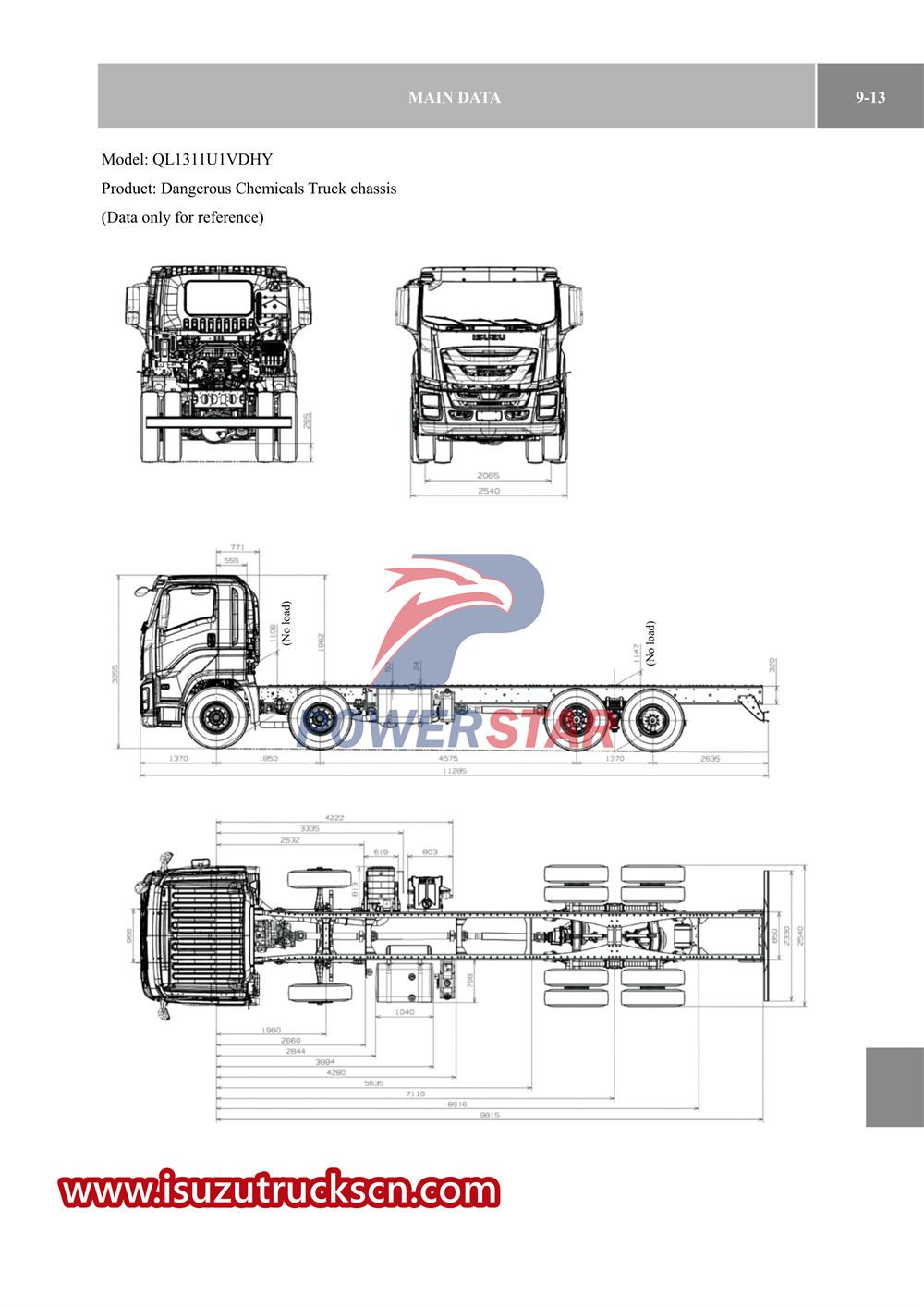 serye ng isuzu vc61 na trak