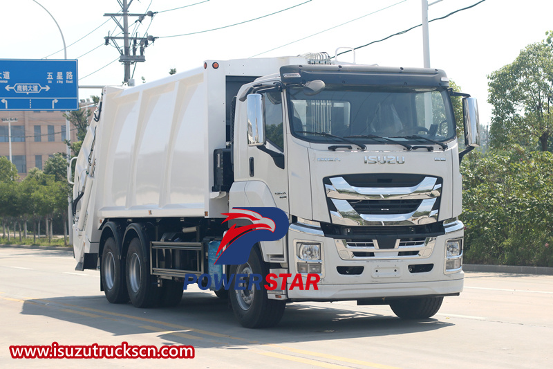 Philippine Isuzu giga trash compactor truck