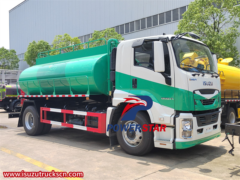 Isuzu giga sewage suction truck