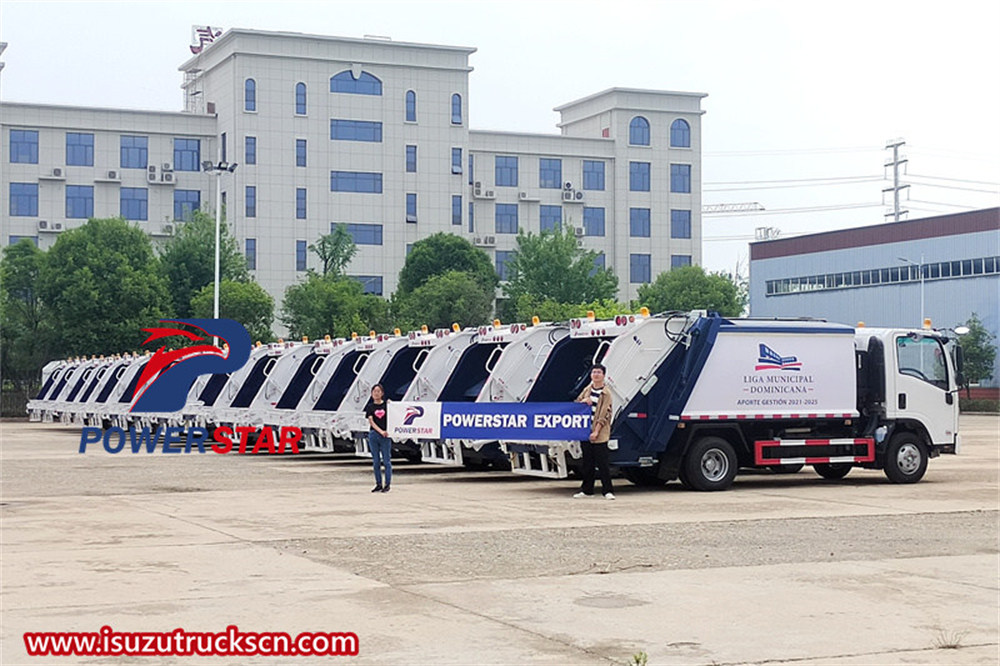 20 unit Isuzu NPR garbage rear loader 