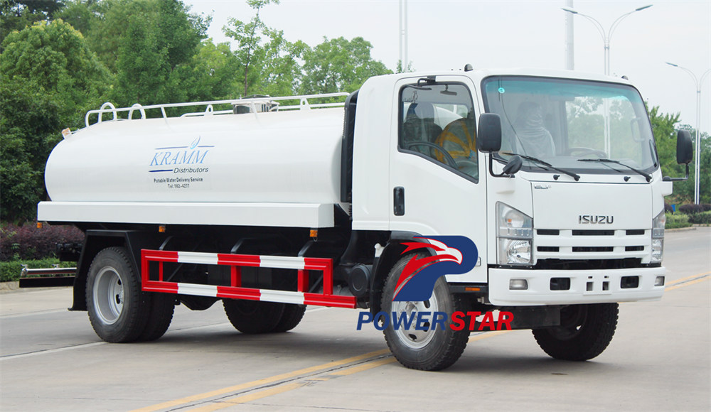 Isuzu 700P 9cbm drinking water truck