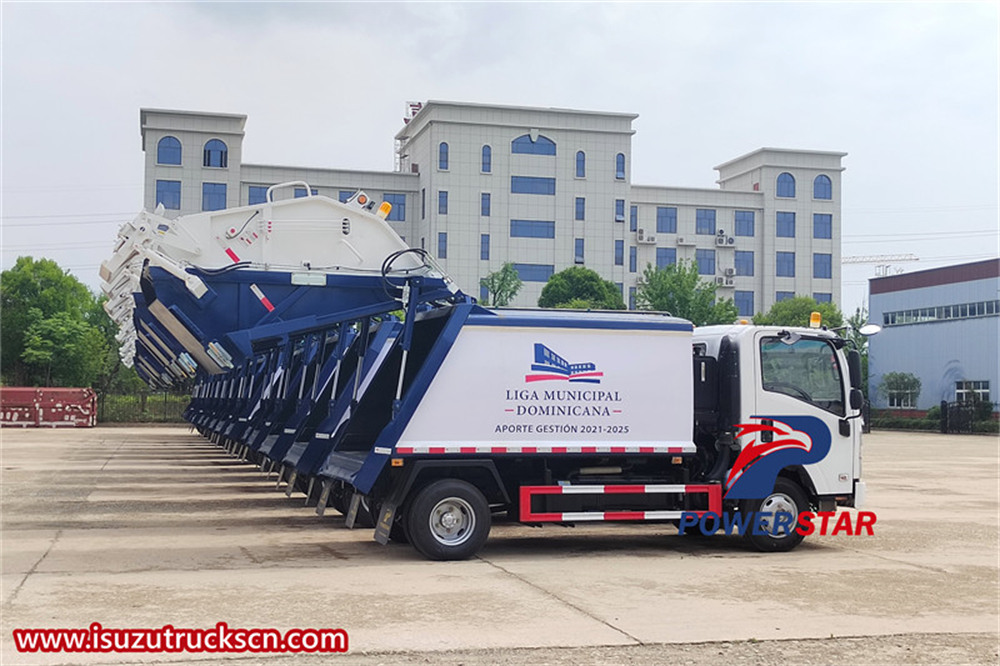 20 unit Isuzu NPR garbage rear loader 