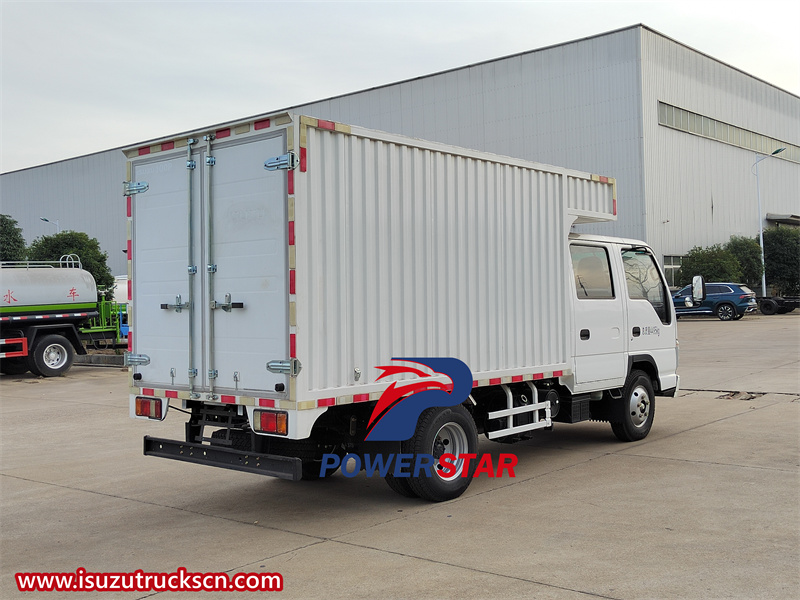 Isuzu ELF double cabin cargo truck