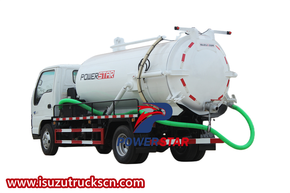 Isuzu 100P vacuum truck