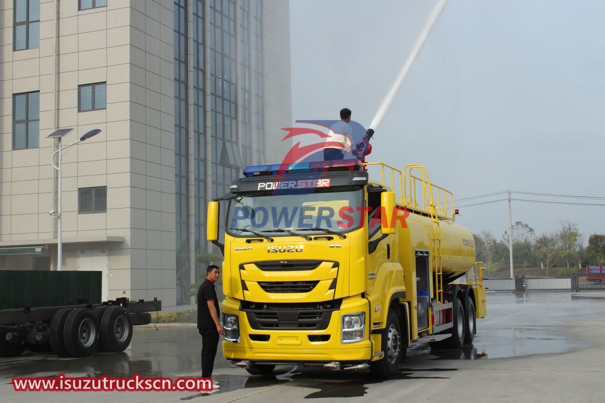 Philippines Isuzu giga Rescue Water Firefighter Truck Fire Fighting trucks