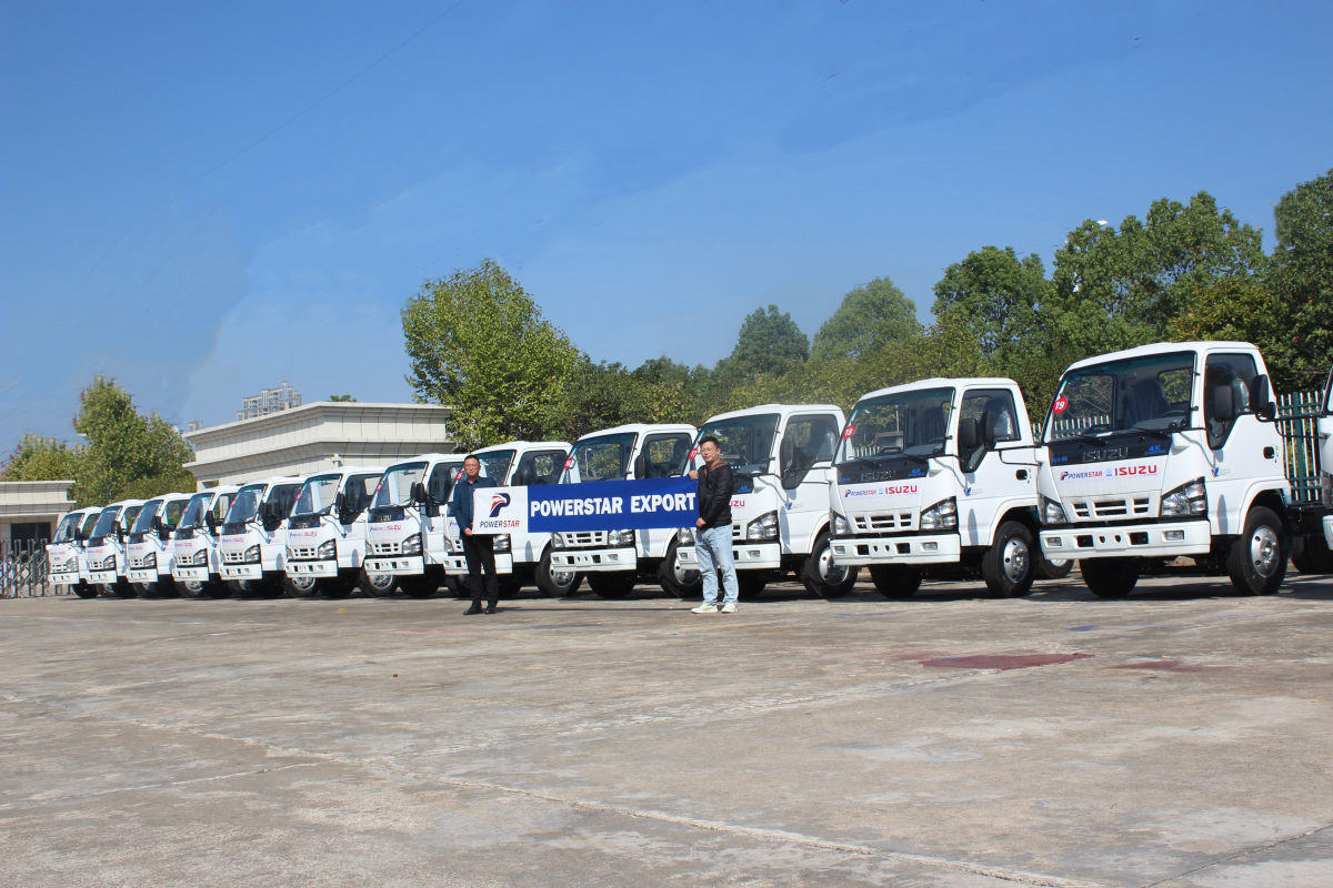 Original Isuzu NKR 600P truck chassis for export