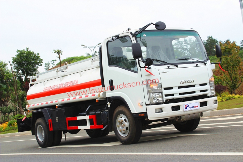 ISUZU 5 Cubic fuel transfer tanks truck