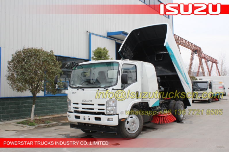 Street Sweeper and Washer Isuzu trucks