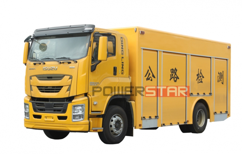 Isuzu Bridge Detection Truck with inspection platform