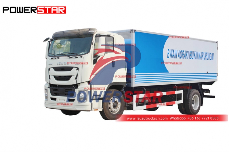 ISUZU GIGA 6 wheeler box van cube truck at best price