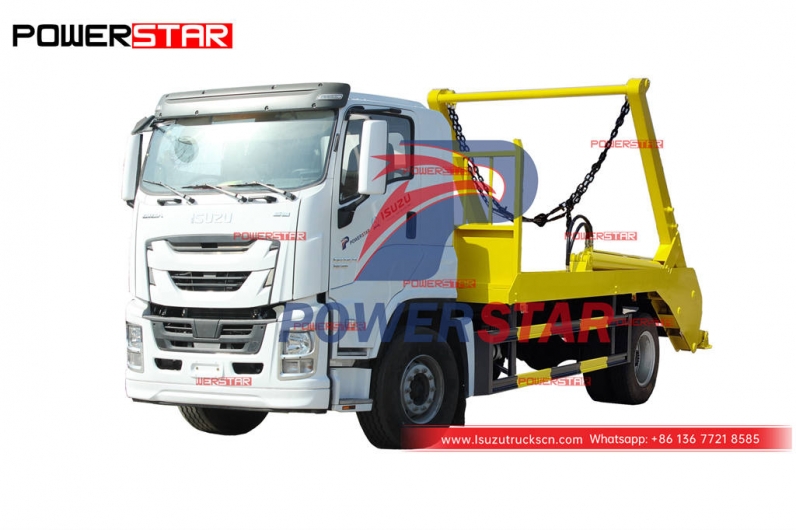 Custom-made ISUZU GIGA 4×2 skip bin loader on sale