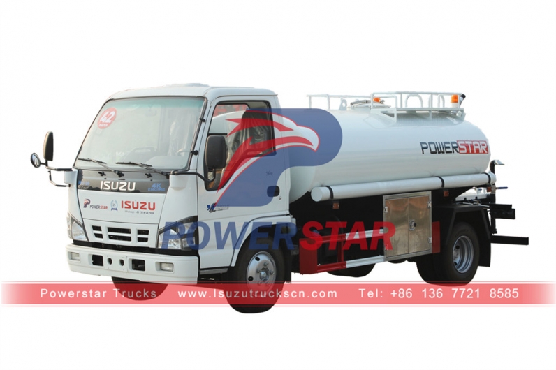 ISUZU 6 wheeler stainless steel water spray truck for Philippines