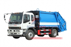 Customized ISUZU FVR 10CBM rear loader truck for sale