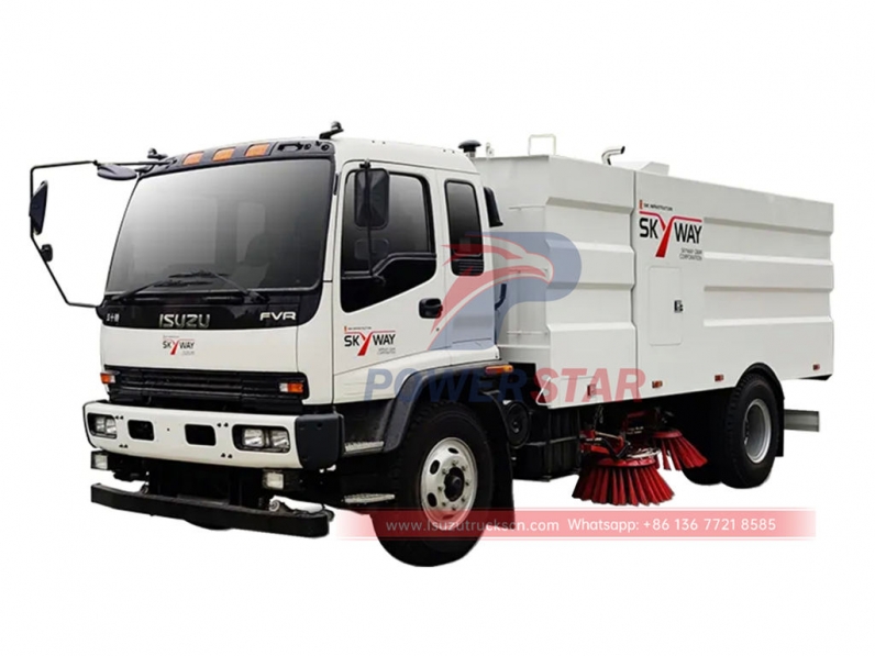 ISUZU FTR/FVR road sweeper truck for sale