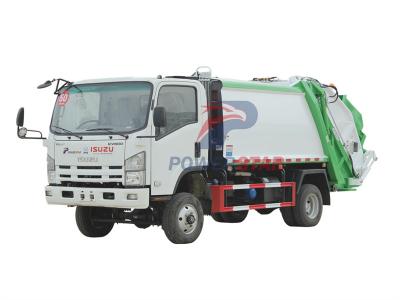 isuzu 5 cbm rubbish compactor truck