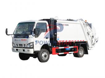 ISUZU NKR rear load garbage truck