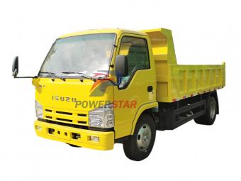 Isuzu 2ton mini rear dumper truck with factory direct sale