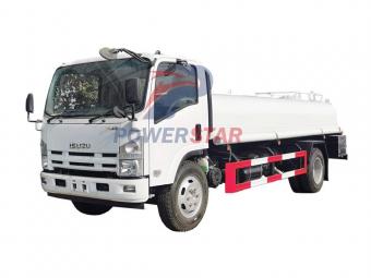 Isuzu water truck NPR 8000liters mobile potable water wagon