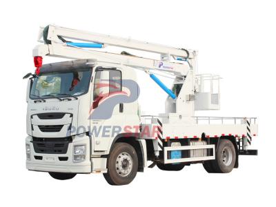 Isuzu GIGA 20m Articulating platform truck export Philippines