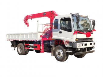 ISUZU FVR truck with crane UNIC URV503