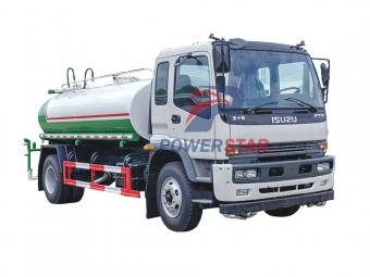 Isuzu brand Street Sprinkler Road Water Truck 12m3