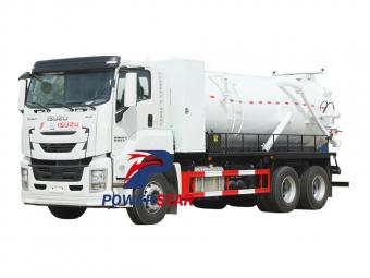 Philippine Isuzu GIGA 6x4 sewer vacuum truck