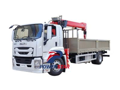 GIGA ISUZU Stiff Boom Crane Truck