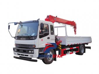 Isuzu FTR 4X2 5 tons boom crane truck