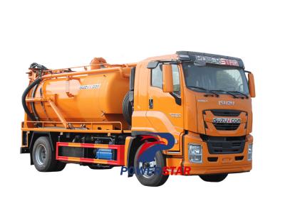  Isuzu FVR jetting combined cleaning sewage truck