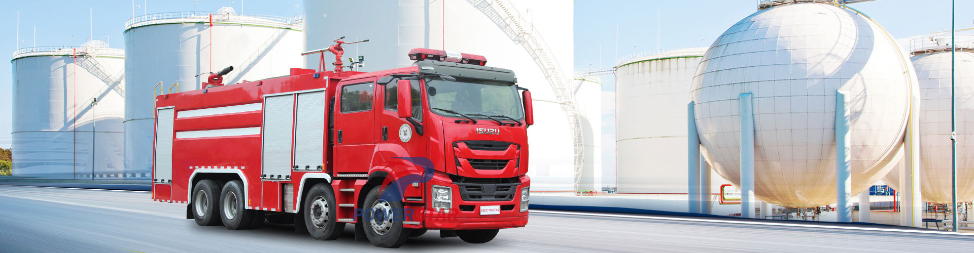 Isuzu giga fire fighting truck