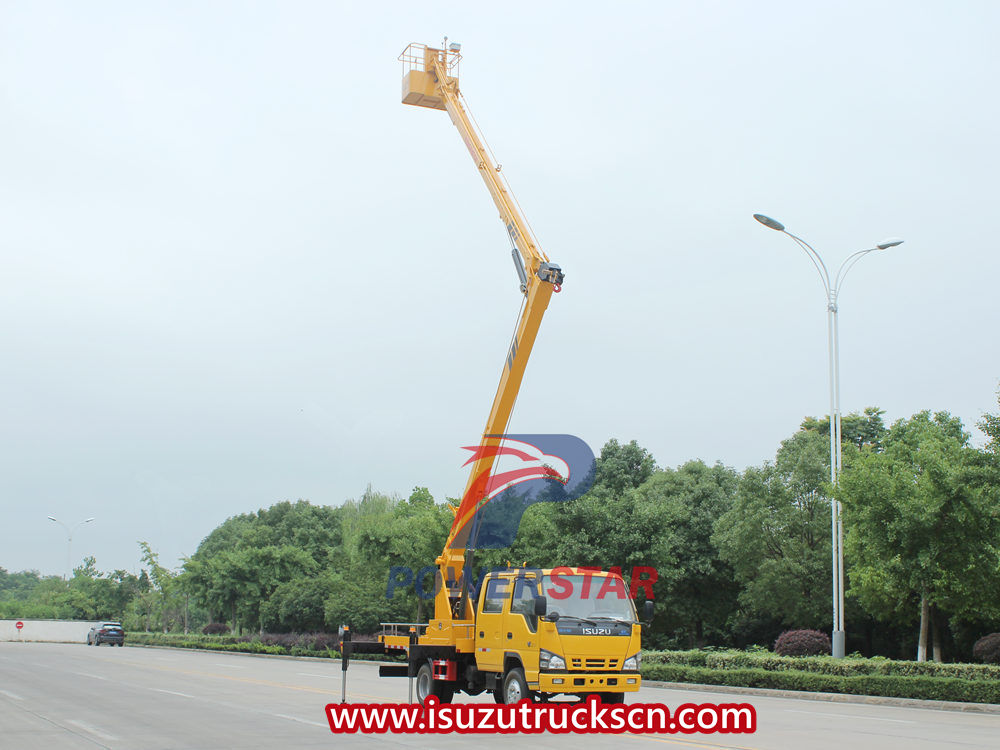 Mga tip sa kaligtasan para sa Isuzu aerial platform truck
    