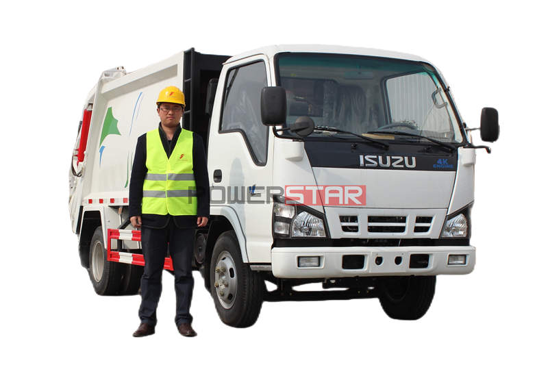 Pagpapanatili ng hydraulic system para sa Isuzu 600P garbage compactor truck
    