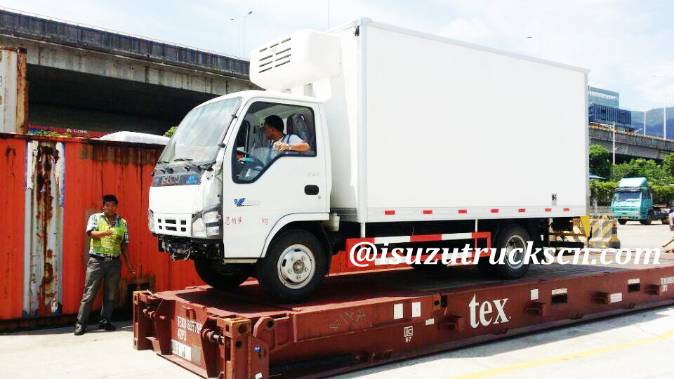 Paghahatid ng Japanese Isuzu Food/Ice cream na Refrigerated Van Truck sa Rwanda
    