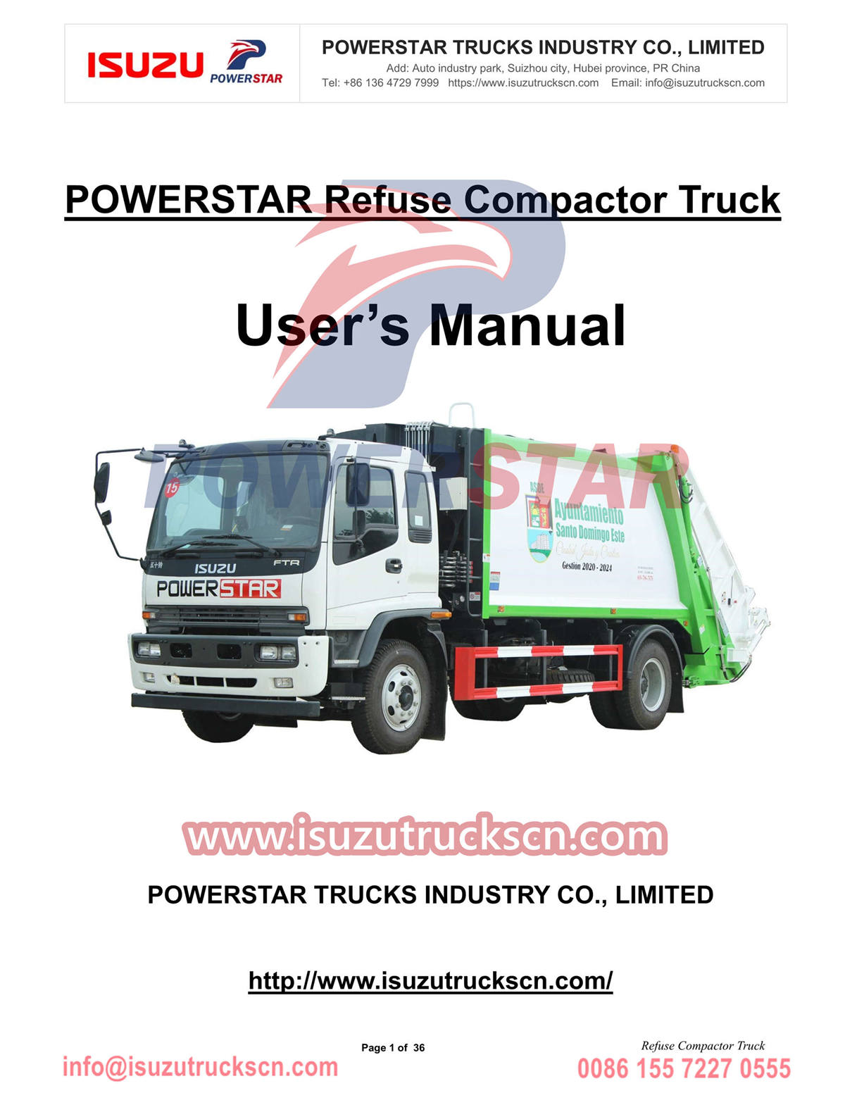 Myanmar Isuzu 16cbm Refuse compactor truck para i-export
    