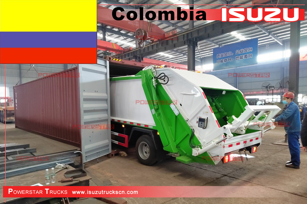 Colombia - 2 unit ng ISUZU NPR Refuse Compactor Truck
    