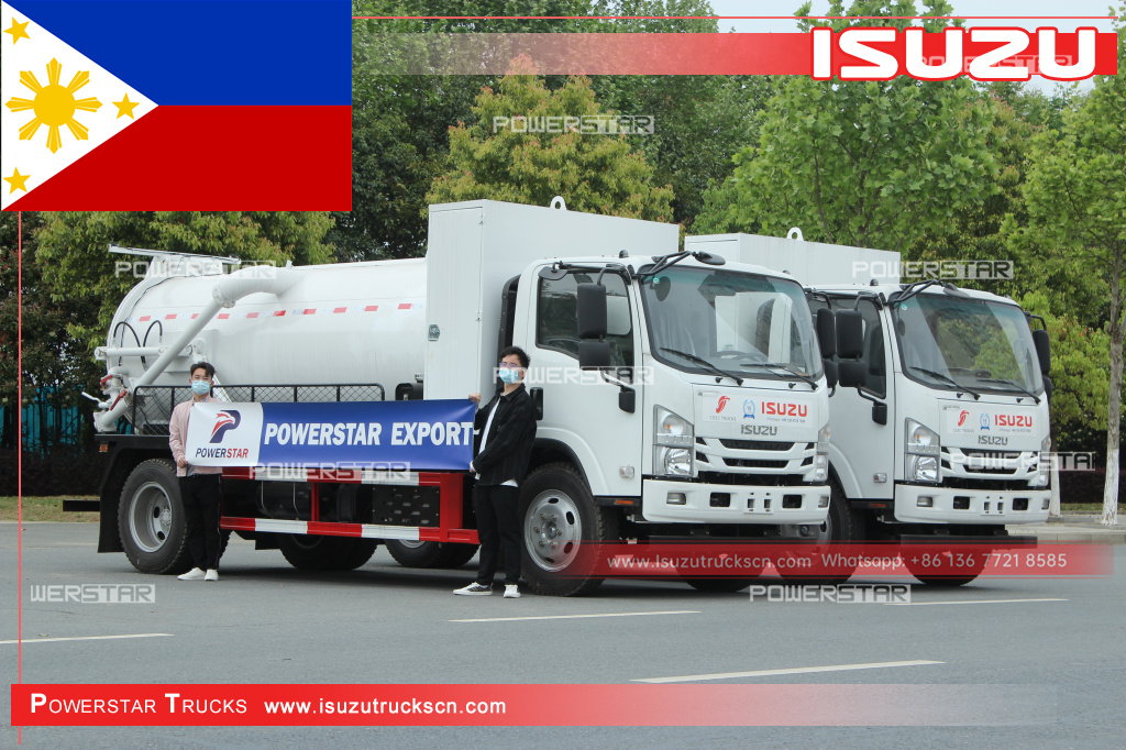 Pilipinas - ISUZU NPR Septic Tanker Sewage truck na may MORO pump
    