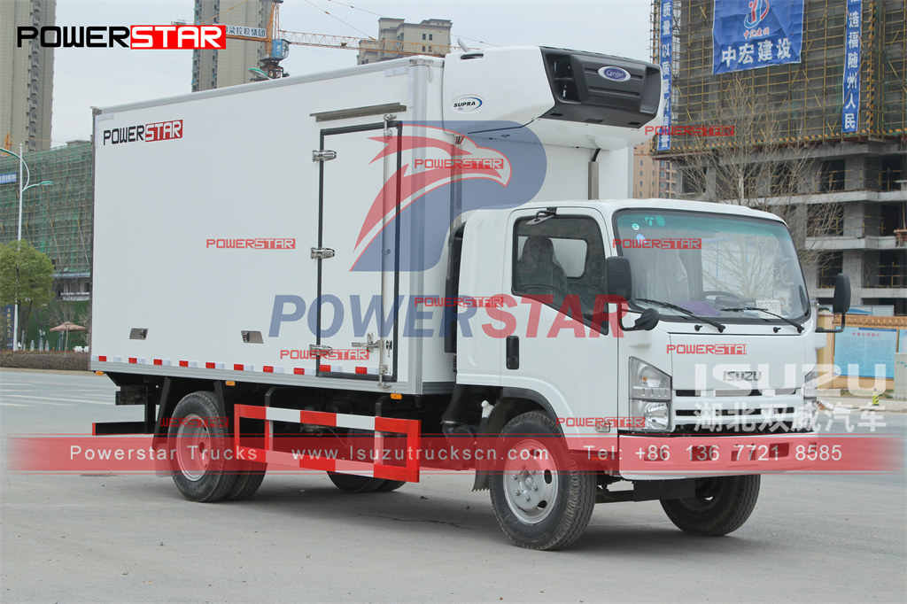 ISUZU ELF 8-10tons freezer truck na may CARRIER unit export sa Pilipinas
    