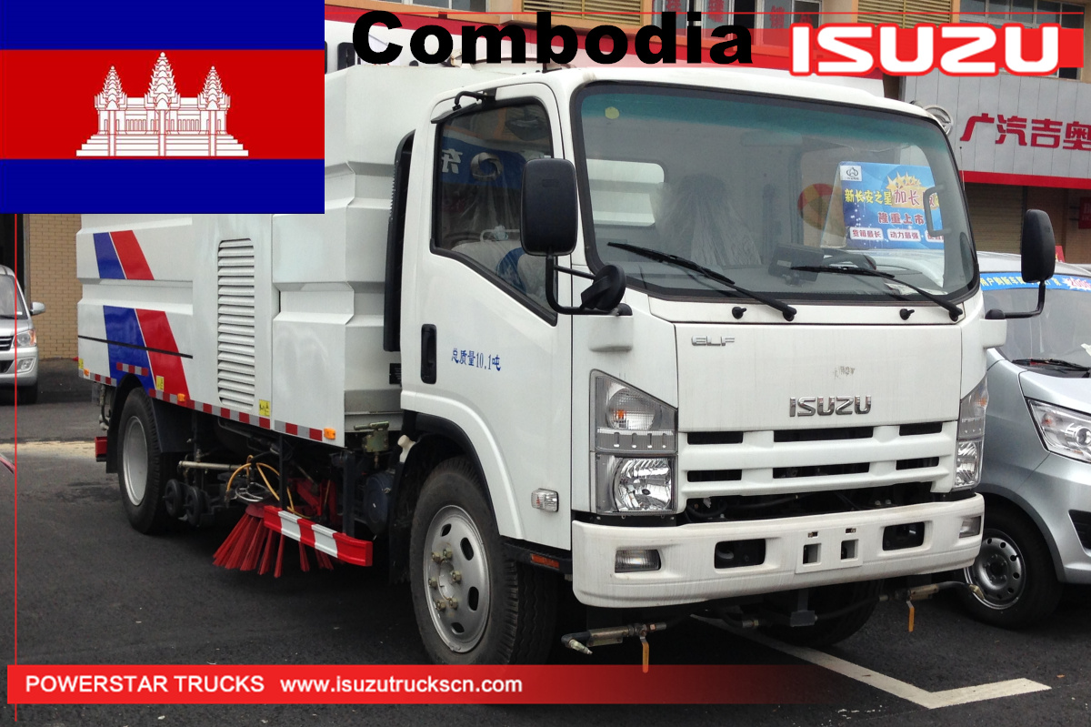 Combodia - 1 Unit Isuzu Street Washer Sweeper
    