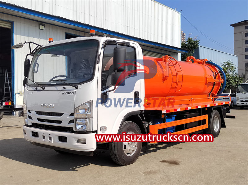 Isuzu Sewage Dealing Tanker truck vacuum pump XD-420 detalye at pagguhit
    