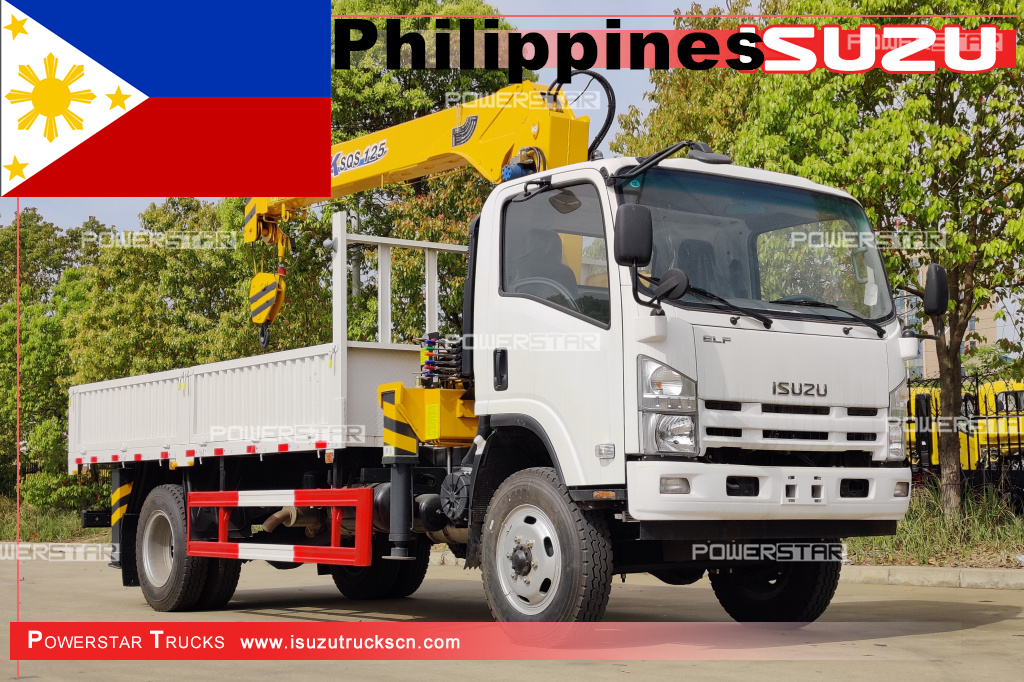 Pilipinas - ISUZU 4X4 NPR/ELF Boom Crane Trucks
    