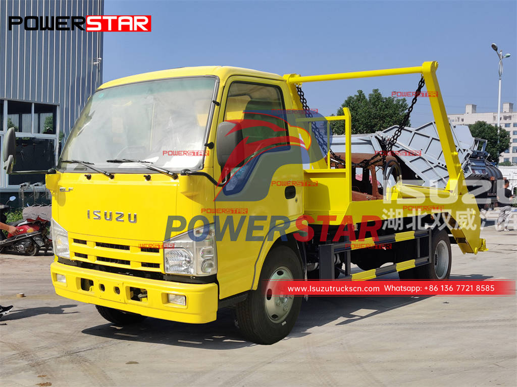 Laos - Na-export ang ISUZU ELF 100P 6CBM skip loader
    