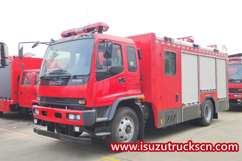 Russia Isuzu FVR Rescue Foam Fire Engine
    