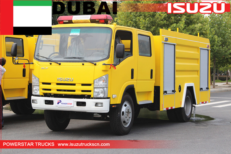 Isuzu chassis fire truck para sa Dubai
    