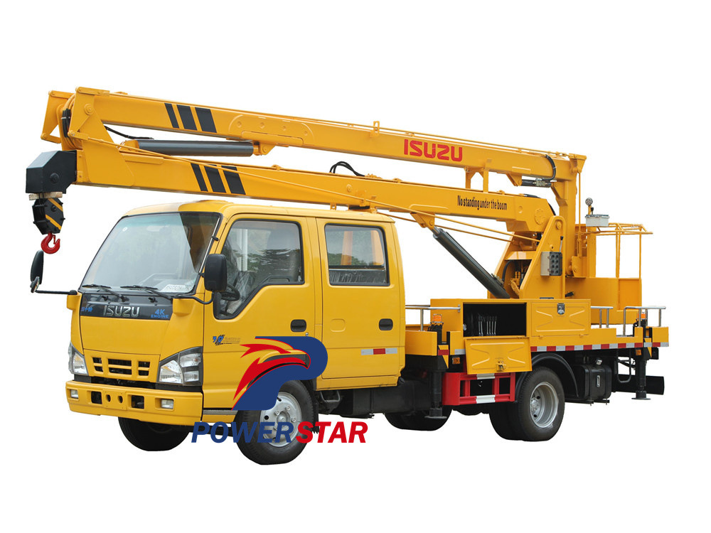 Manwal ng Gumagamit ng Isuzu 600P 16m Man Lifter Truck
    