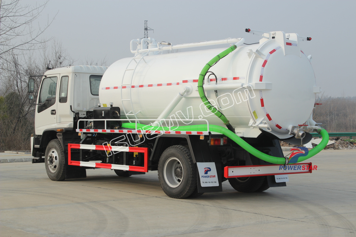 Pangunahing detalye ng Myanmar Isuzu Sewage Pump Trucks
    