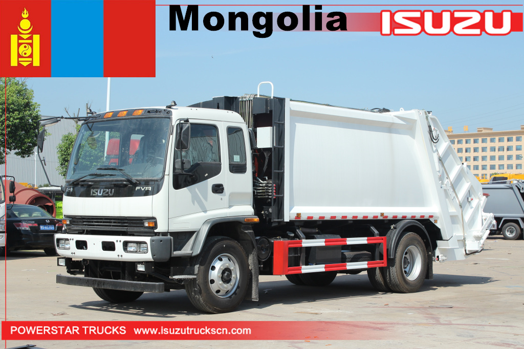 Mongolia - 1 unit ISUZU FVR Compressed Garbage Truck
    